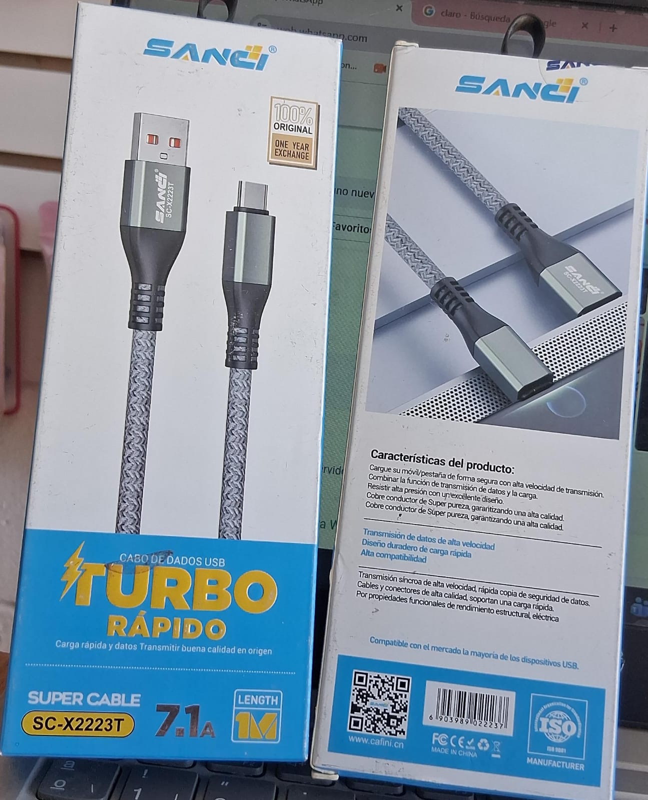 Cable Sanci De 120w 7.1a