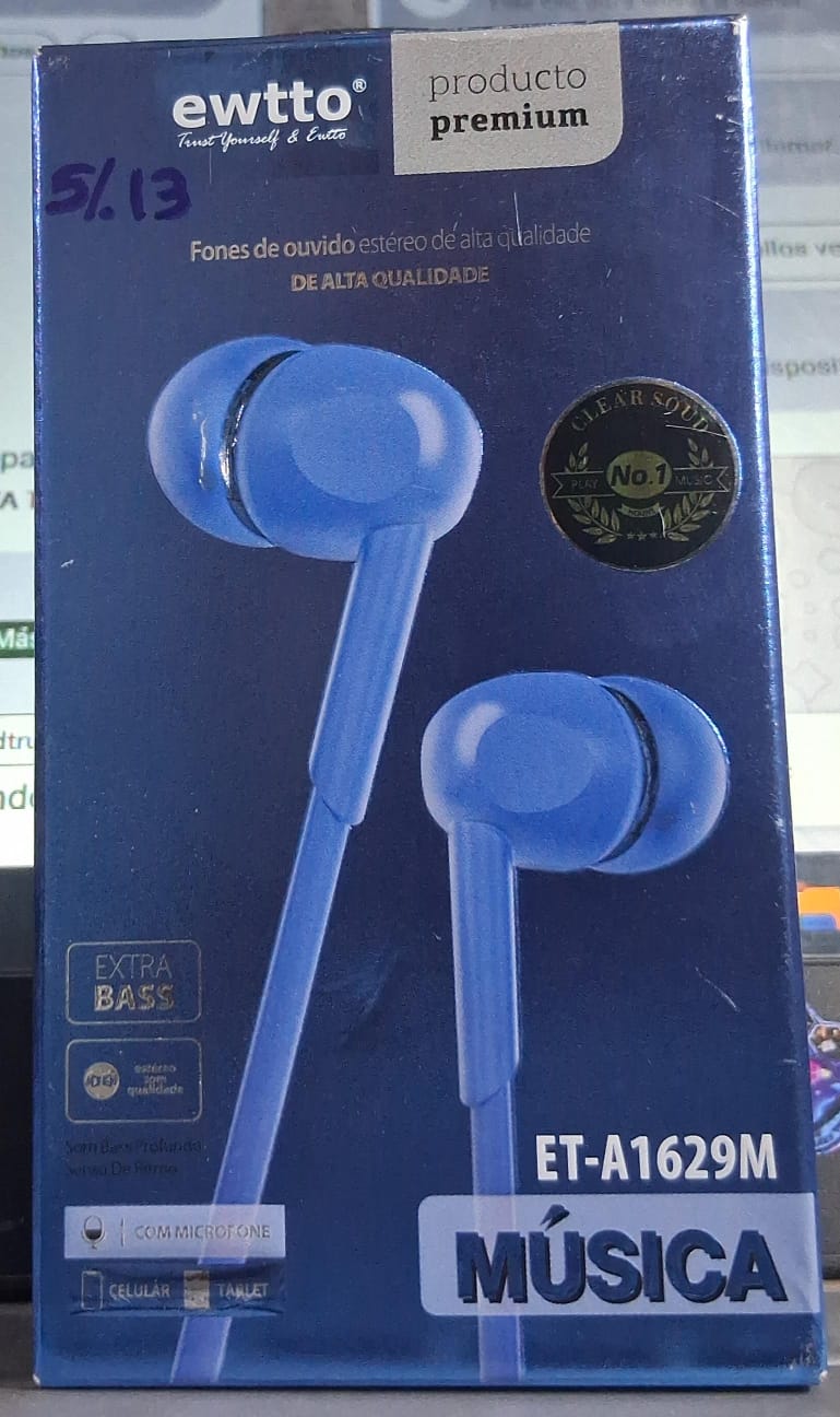 Audifono Con Cable Ewtto Et-a1629m