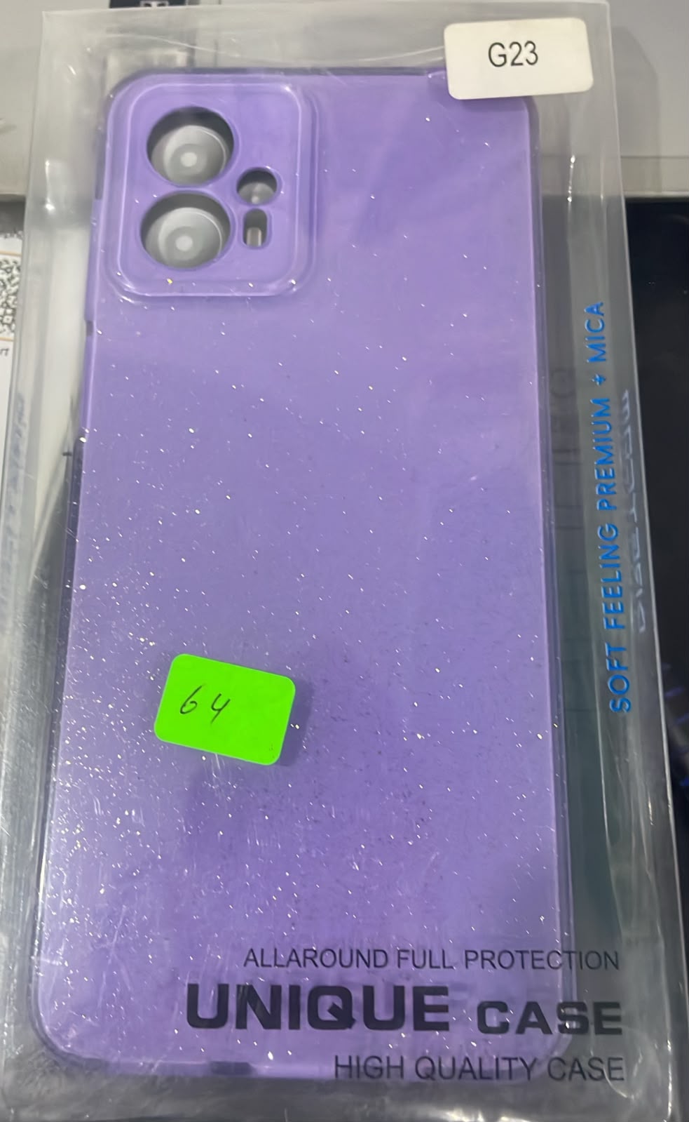 Case Yeli Motorola G23 Con Brillo Mujer